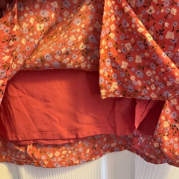 BP. Ditsy Floral Tie Front Mini Dress - Picture 4 of 13